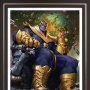 Thanos On Throne Variant  Art Print (Ian MacDonald And Doo-Chun)