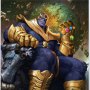 Marvel: Thanos On Throne Variant  Art Print (Ian MacDonald And Doo-Chun)