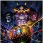 Thanos & Infinity Gauntlet Art Print (Fabian Schlaga)