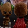 Thor, Rocket And Groot Cosbaby SET