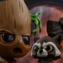 Thor, Rocket And Groot Cosbaby SET