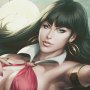 Vampirella Blood Moon Prophecy Art Print Framed (Stanley Lau)