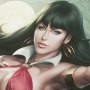 Vampirella Blood Moon Prophecy Art Print (Stanley Lau)