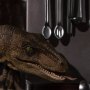 Velociraptors In Kitchen Diorama