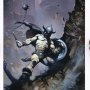 Warrior With Ball And Chain Art Print (Frank Frazetta)