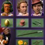 Willy Wonka (Chocolate Man) & Oompa-Loompa (Chocolate Man Dwarf) 2-SET