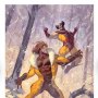 Wolverine Vs. Sabretooth Art Print (Julian Totino Tedesco)