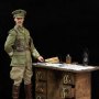 1917: WW1 British Officer Colonel Mackenzie & War Desk Diorama Set