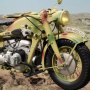 Zündapp KS750 Motorcycle With Sidecar Camo