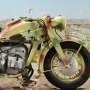 Zündapp KS750 Motorcycle With Sidecar Camo