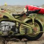 Zündapp KS750 Motorcycle With Sidecar Camo