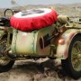Zündapp KS750 Motorcycle With Sidecar Camo