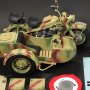 Zündapp KS750 Motorcycle With Sidecar Camo