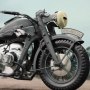 Zündapp KS750 Motorcycle With Sidecar Grey