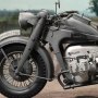 Zündapp KS750 Motorcycle With Sidecar Grey
