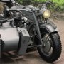 Zündapp KS750 Motorcycle With Sidecar Grey