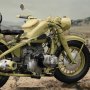 Zündapp KS750 Motorcycle With Sidecar Sand