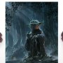 Yoda Luminous Beings Art Print (Jerry Vanderstelt)